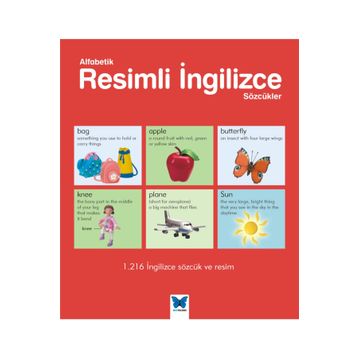 Mavi Kelebek Yayınları Alfabetik Resimli İngilizce Sözcükler
