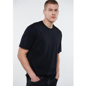 Mavi M0610100-900 Bisiklet Yaka Baskılı Siyah Erkek T-Shirt