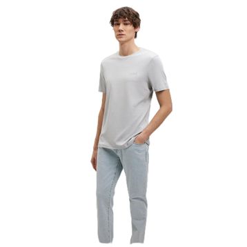 Mavi M0610360-70075 Logo Baskılı Gri Erkek T-shirt