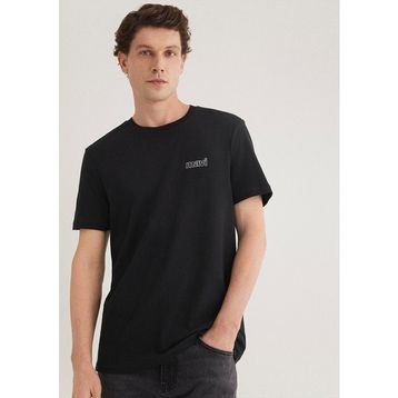 Mavi M0610360-900 Bisiklet Yaka Loose Fit Düz Erkek T-Shirt