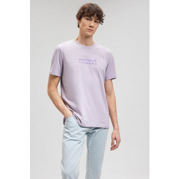 Mavi M0610943-70544 Lavender Aura Regular Mavi Baskılı Erkek T-shirt