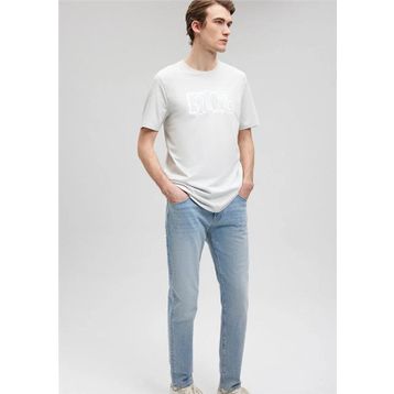 Mavi M0611789-80618 Sis Gri Regular İstanbul Baskılı Erkek T-shirt