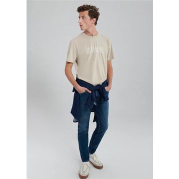 Mavi M0611956-82393 Açık Bej Regular İstanbul Erkek T-shirt