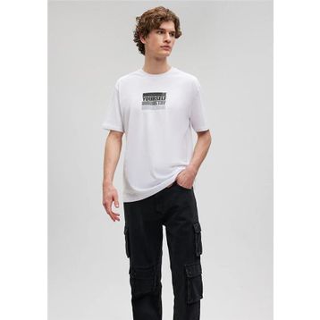 Mavi M0612111-620 Beyaz Loose Be Yourself Erkek T-shirt