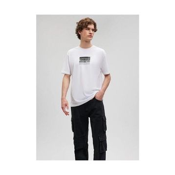 Mavi M0612111-620 Beyaz Loose Be Yourself Erkek T-shirt