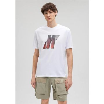 Mavi M0612185-620 Beyaz Loose Mavi Pro Erkek T-shirt
