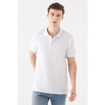 Mavi M064946-27879 Beyaz Erkek Polo T-Shirt