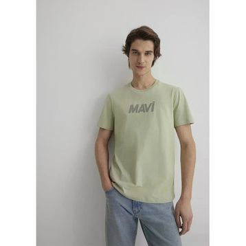 Mavi M066846-85873 Desert Sage Slim Mavi Baskılı Erkek T-shirt