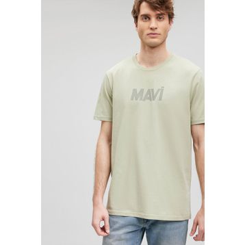 Mavi M066846-85873 Desert Sage Slim Mavi Baskılı Erkek T-shirt
