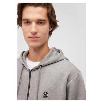 Mavi M066979-34686 Gri Melanj Erkek Fashıon Fermuarlı Sweatshirt