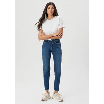 Mavi M100277-33687 Koyu Gold Shape Kadın Mom Cindy Denim Pantolon
