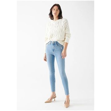 Mavi M100980-80533 Mid Used Gold Shape Kadın Serenay Denim Pantolon