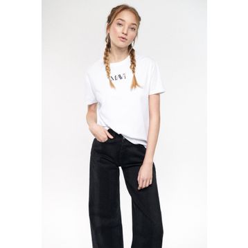 Mavi M1611594-620 Beyaz Kadın T-shirt