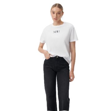Mavi M1611594-620 Beyaz Kadın T-shirt