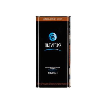 Mavras 4 lt Soğuk Sıkım Natürel Birinci Zeytinyağı