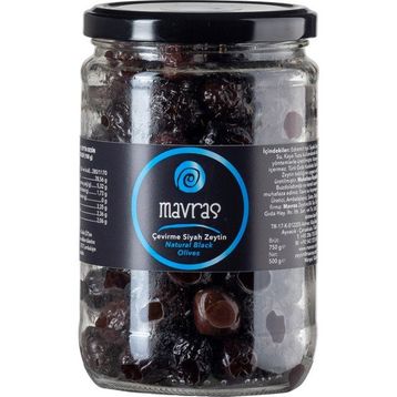 Mavras 500 gr Çevirme Siyah Sele Zeytin