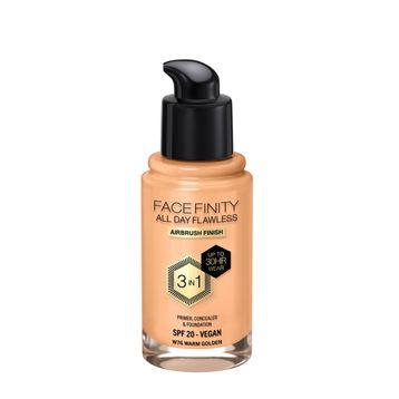 Max Factor 76 Warm Golden Facefinity 3'ü 1 Arada Kalıcı Fondöten