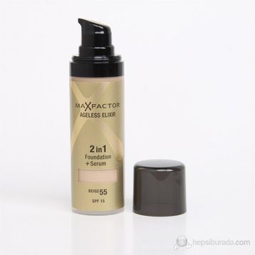 Max Factor Ageless Elixir 2 in 1 55 Beige Serum Fondöten
