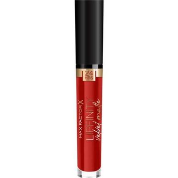 Max Factor Lipfinity Velvet Likit Mat No:025 Red Luxry 3.5 ml Ruj