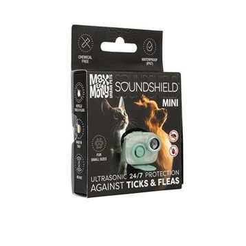Max & Molly Soundshield Mini Ultrasonik Pire ve Kene Kovucu Siyah Tasma