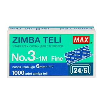 Max No: 24/6 3-1M Zımba Teli