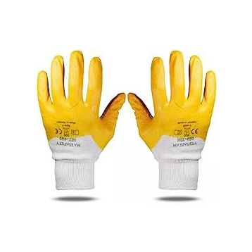 Max Safety NIT-400 Nitril Kaplama Sanayi İş Usta Eldiveni