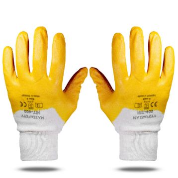 Max Safety NIT-400 Nitril Kaplama Sanayi İş Usta Eldiveni