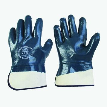 Max Safety No: 10 Nitril Kaplı Petrolcü Eldiveni