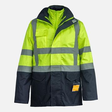 Max Safety WP100-XXL Sarı Lacivert XXL Oxford Parka