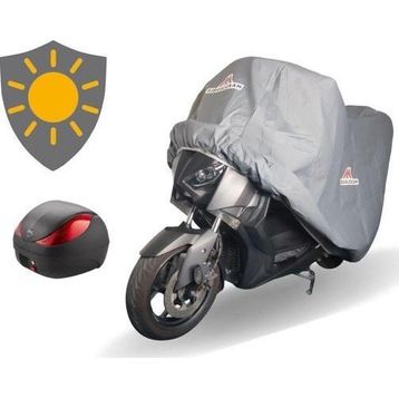 MaxDurable Harley Davidson Sportster 72 Arka Çantalı 120 gr Gri Sıvamalı Su Geçirmez Motor Brandası