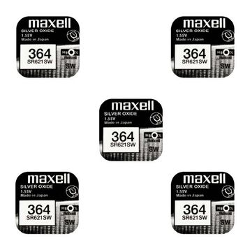 Maxell 364 SR621 SW 5' li Saat Pili