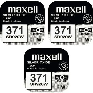 Maxell 371 SR920SW 3 Adet Saat Pili