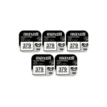 Maxell 379 SR521SW 5'li Saat Pili