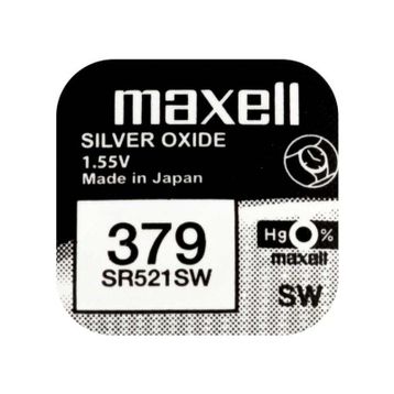 Maxell 379 SR521SW 5'li Saat Pili
