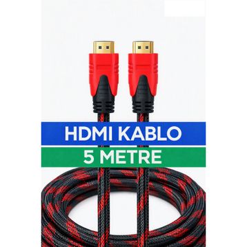 Maxgo 2097 3D 4K Full HD 5 mt HDMI TV Uydu Alıcısı Kablosu