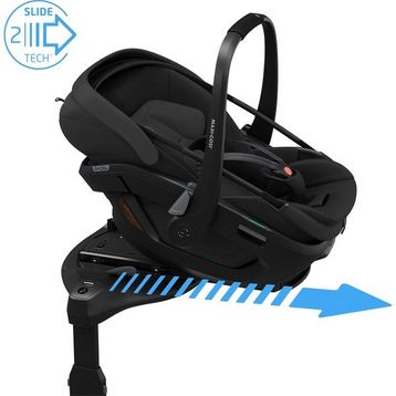 Maxi-Cosi Coral Slide Pro Isofix Bazalı 360 Dönebilen Tam Yatabilen 0-13 Kg Black Ana Kucağı Oto Koltuğu