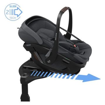 Maxi-Cosi Coral Slide Pro Isofix Bazalı 360 Dönebilen Tam Yatabilen 0-13 Kg Graphite Ana Kucağı Oto Koltuğu