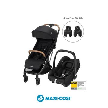 Maxi-Cosi Eva Cabriofix I-Size Seyahat Sistem Black Bebek Arabası
