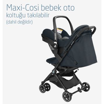 Maxi-Cosi Lara 2 Cabriofix Ultra Kompakt Seyahat Sistem Siyah Bebek Arabası