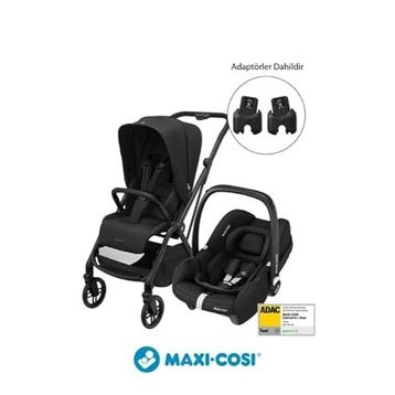 Maxi-Cosi Leona 2 Cabriofix I-Size Seyahat Sistem Black Bebek Arabası