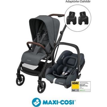 Maxi-Cosi Leona 2 Cabriofix I-Size Seyahat Sistem Graphite Bebek Arabası
