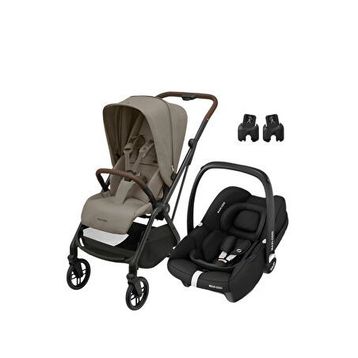 Maxi-Cosi Leona 2 Cabriofix I-Size Seyahat Sistem Truffle Black Bebek Arabası