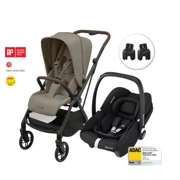 Maxi-Cosi Leona 2 Cabriofix I-Size Seyahat Sistem Truffle Black Bebek Arabası