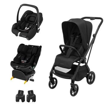 Maxi-Cosi Leona2 Black Seyahat Sistem Bebek Arabası + Emerald 360 Pro Oto Koltuğu