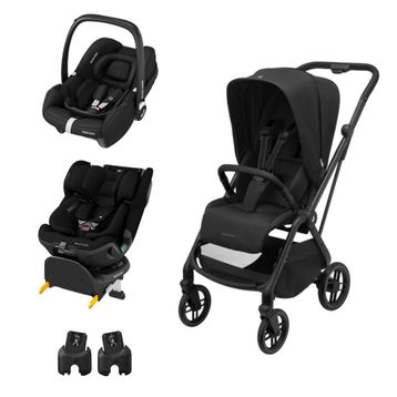 Maxi-Cosi Leona2 Black Seyahat Sistem Bebek Arabası + Emerald 360 Pro Oto Koltuğu
