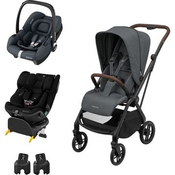 Maxi-Cosi Leona2 Graphite Seyahat Sistem Bebek Arabası + Emerald 360 Pro Oto Koltuğu