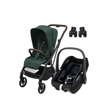 Maxi-Cosi Leona2 Pebble S Seyahat Sistem Green Black Bebek Arabası