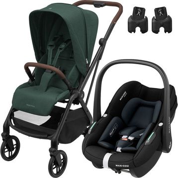 Maxi-Cosi Leona2 Pebble S Seyahat Sistem Green Black Bebek Arabası