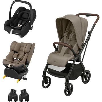 Maxi-Cosi Leona2 Truffle Seyahat Sistem Bebek Arabası + Emerald 360 Pro Oto Koltuğu