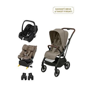 Maxi-Cosi Leona2 Truffle Seyahat Sistem Bebek Arabası + Emerald 360 Pro Oto Koltuğu